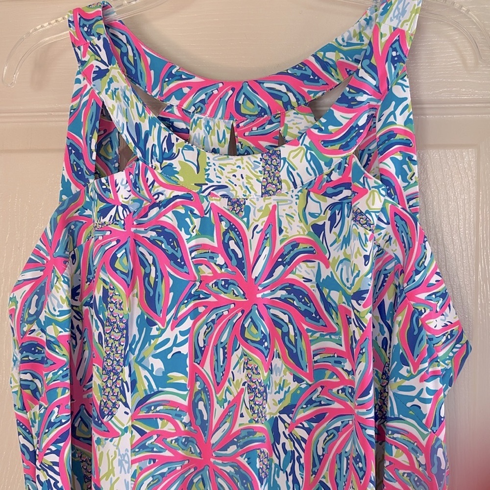 LULU-B CUTOUT FLORAL DRESS - Picture 2 of 9